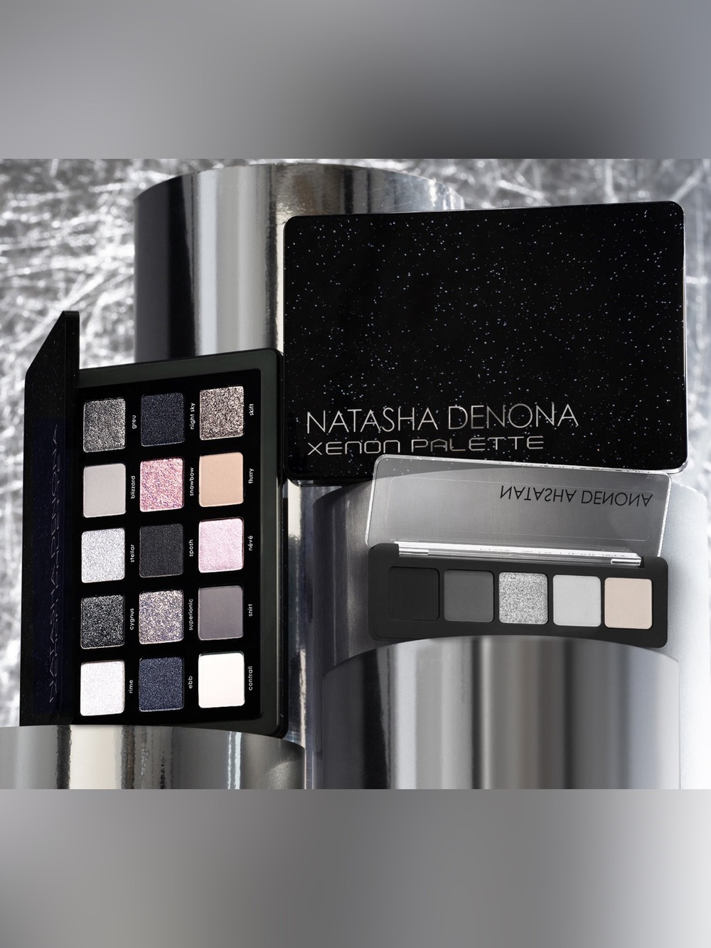 Natasha Denona Xenon Palette- cool toned, edgy, glam, smoky, limited edition - Picture 14 of 14